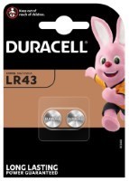 Duracell Knopfzelle LR43 V12GA 186 Alkaline (2-er Blister)