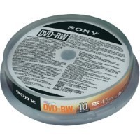 DVD-RW Sony 4,7GB 120min 2x (Spindel) 10-er Spindel