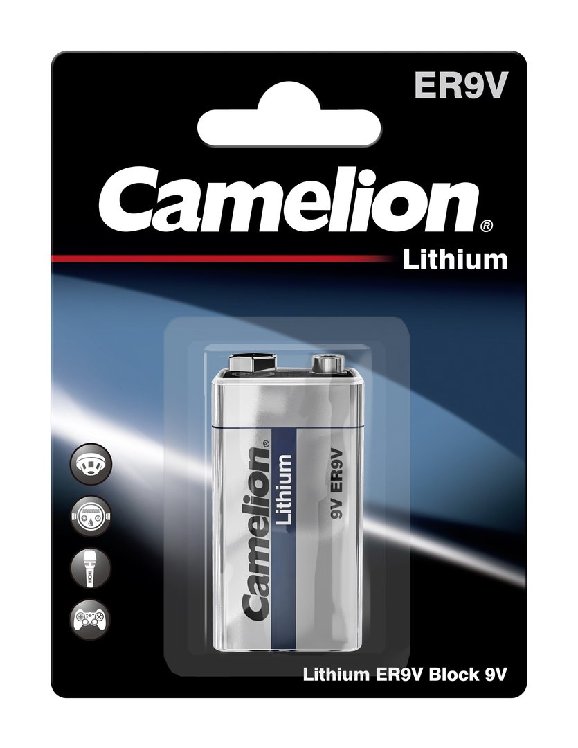Camelion Photobatterie ER9 (Lithium), 9V-Block 1-er Blister