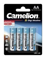 Camelion LR6 Batterie Digi Alkaline, AA/Mignon 4-er Blister