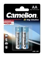 Camelion LR6 Batterie Digi Alkaline, AA/Mignon 2-er Blister