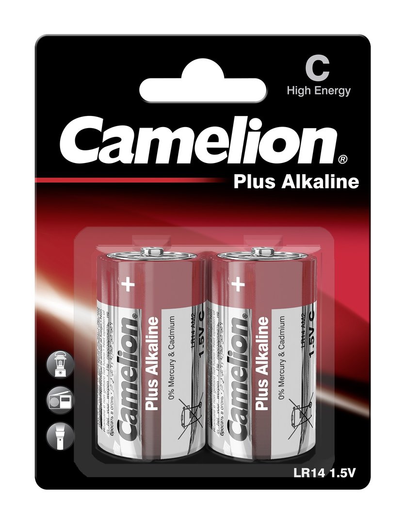 Camelion LR14 Batterie Plus Alkaline, C/Baby 2-er Blister