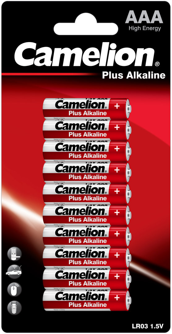 Camelion LR03 Batterie Plus Alkaline, AAA/Micro 10-er Blister