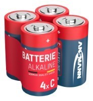 Ansmann LR14 Batterie Red (Alkaline), C/Baby 4-er Folie
