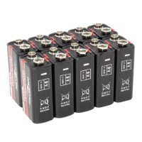 Ansmann 6LR61 Batterie Industrial (Alkaline), 9V-Block 10-er Pack