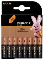 Duracell Plus Power LR03 AAA/Micro Batterie (Alkaline), 16-er Blister