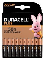 Duracell Plus Power LR03 AAA/Micro Batterie (Alkaline), 20-er Blister