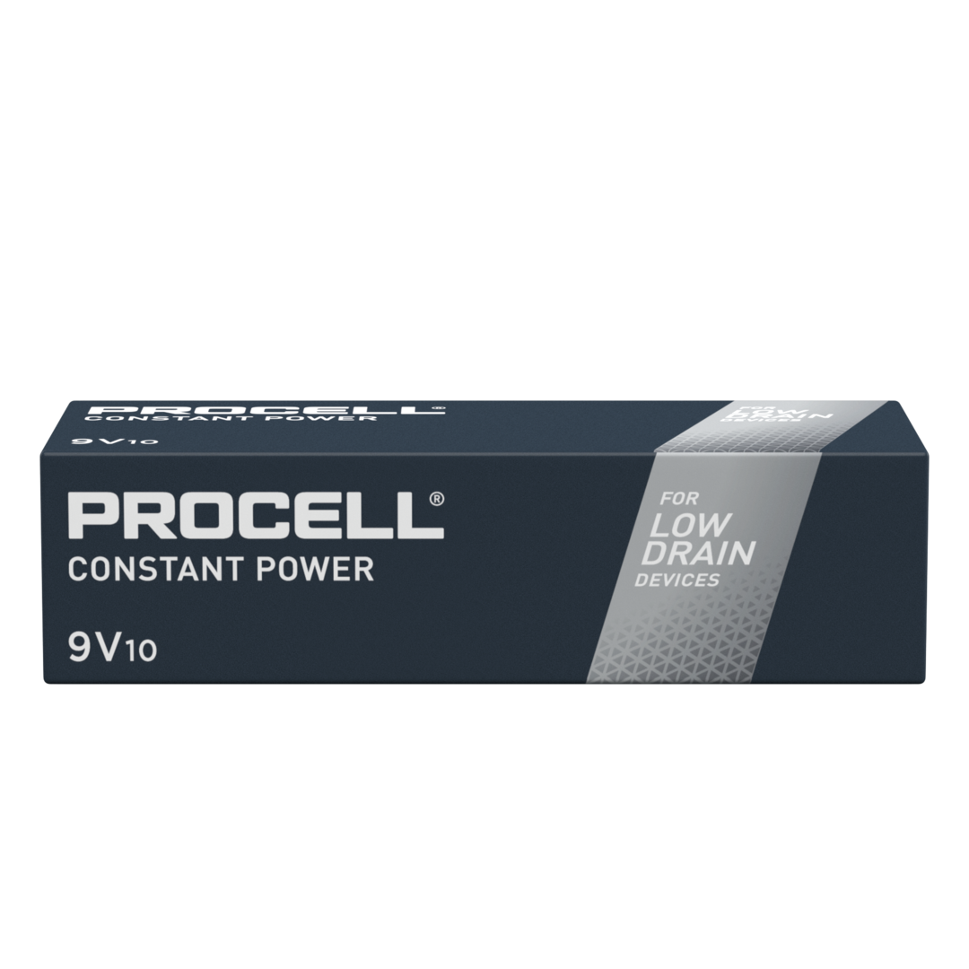 Duracell Procell Constant  6LR61 9V-Block Batterie (Alkaline), 10-er Pack
