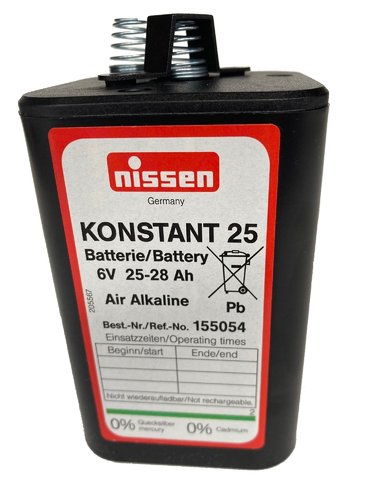 Nissen Konstant 25 - 6V / 25-28Ah (Luftsauerstoff)